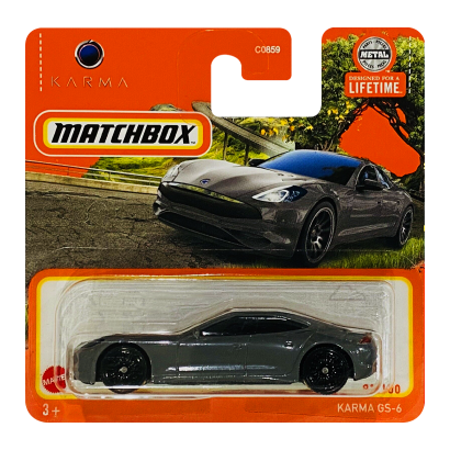 Машинка Большой Город Matchbox Fisker Karma GS-6 Roadtrip HVN53 Grey - Retromagaz