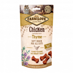 Лакомства для Кошек Carnilove Soft Snack Chicken with Thyme 50g