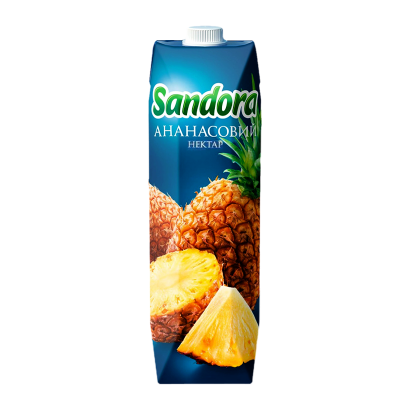 Сок Sandora Ананасовый 950ml - Retromagaz