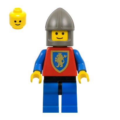 Фігурка Lego Crusaders 973px138 Lion Dark Grey Chin-Guard Castle cas113 Б/У - Retromagaz