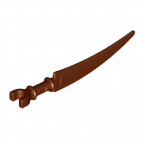 Оружие Lego Меч Scythe Blade 59229 6224780 Reddish Brown 4шт Б/У