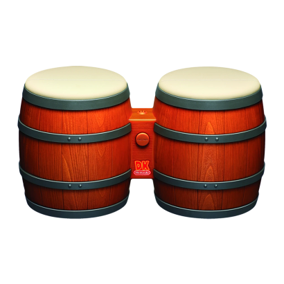 Контроллер Проводной Nintendo GameCube DOL-021 DK Bongos (Donkey Konga Bongo Drums) Brown 2m Б/У - Retromagaz