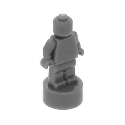 Інше Lego Statuette Trophy 90398 53017 6146192 6299494 Dark Bluish Grey Б/У - Retromagaz