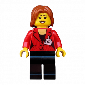 Фигурка Lego People 973pb0895 Press Woman Reporter City cty0510 Б/У - Retromagaz