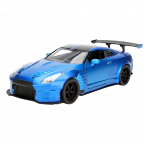 Машинка Jada 2012 Nissan Skyline GT-R (R35) Ben Sopra 6 Fast & Furious 1:24 Blue - Retromagaz