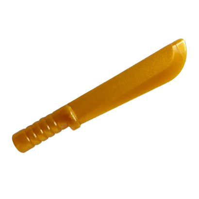 Зброя Lego Меч Machete 29109 6321757 Pearl Gold 4шт Б/У - Retromagaz