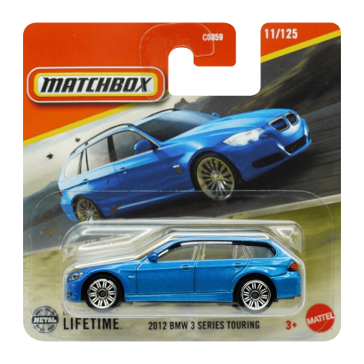 Машинка Велике Місто Matchbox 2012 BMW 3 Series Touring Roadtrip 1:64 JBP14 Blue - Retromagaz