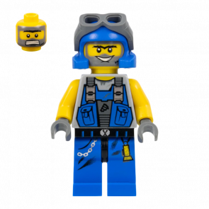 Фігурка Lego Power Miners Miner Duke Bare Arms Space pm018 Б/У - Retromagaz