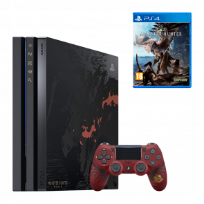 Консоль Sony PlayStation 4 Pro CUH-70-71xx Monster Hunter World Limited Edition 1TB Black Б/У - Retromagaz