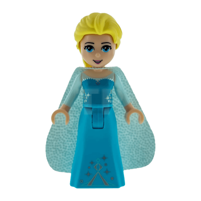 Фігурка Lego Disney Elsa Sparkly Light Aqua Cape Friends dp035 Б/У - Retromagaz