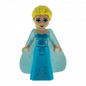 Фігурка Lego Disney Elsa Sparkly Light Aqua Cape Friends dp035 Б/У