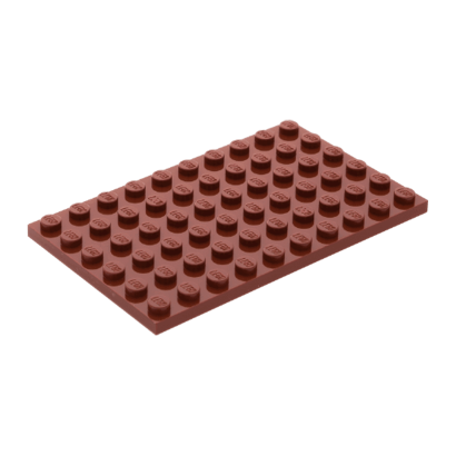 Пластина Lego Звичайна 4шт 6 x 10 3033 4225550 6058247 Reddish Brown Б/У - Retromagaz