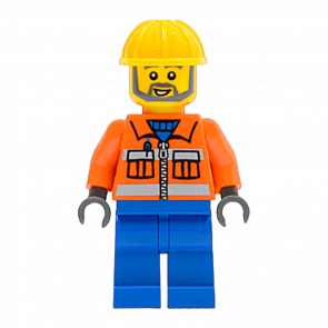 Фигурка Lego Construction 973pb0263 Worker City tls035 Б/У