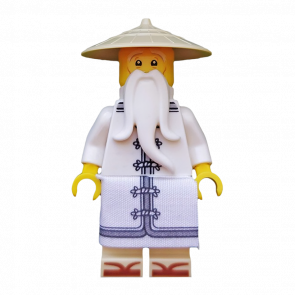 Фігурка Lego Інше Master Sensei Wu The Movie White Robe Zori Sandalsaste Ninjago njo315 Б/У