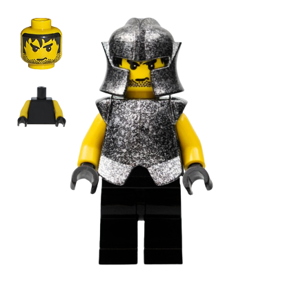 Фігурка Lego Knights Kingdom II 973 Rogue Knight 6 Black Legs Castle cas313 Б/У - Retromagaz