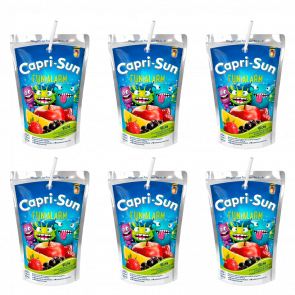 Набір Напій Соковий Capri-Sun Fun Monster Alarm 200ml 6шт - Retromagaz