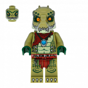 Фигурка Lego Crocodile Tribe Crawley Legends of Chima loc013 Б/У - Retromagaz