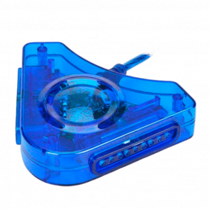 Адаптер RMC USB - Gamepad Connector 2шт Crystal Clear Blue Новый - Retromagaz