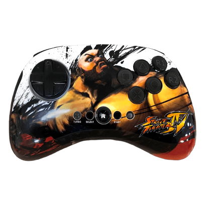 Геймпад Беспроводной Sony PlayStation 3 Fightpad: Streetfighter 4 Limited Edition Black Б/У - Retromagaz