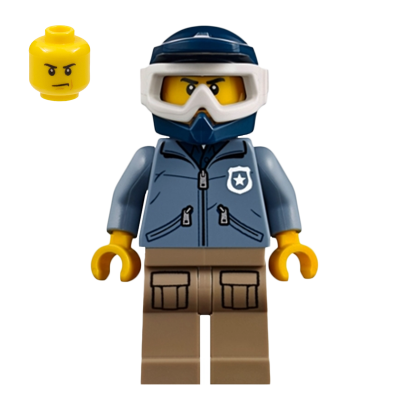 Фигурка Lego Police 973pb2915 Mountain Officer Male City cty0830 1 Б/У - Retromagaz