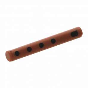 Стержень Lego Обычная with Flute Pattern 3L 87994pb02 6138958 Reddish Brown Б/У - Retromagaz