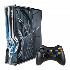 Консоль Microsoft Xbox 360 S Halo Limited Edition Freeboot 250GB Silver + 5 Вбудованих Ігор Б/У