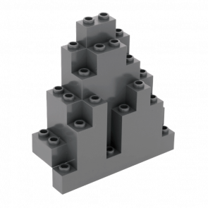 Скала Lego Панель Triangular 3 x 8 x 7 6083 4216709 Dark Bluish Grey Б/У