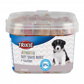 Ласощі для Собак Trixie Junior Soft Snack Bones з Кальцієм 140g - Retromagaz