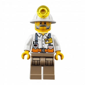 Фігурка Lego Construction 973pb2990 Miner Foreman City cty0876 Б/У