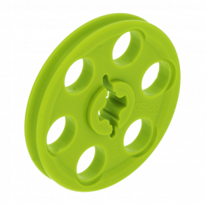 Колесо Lego Диск Wedge Belt 3 x 3 4185 2786 49750 65668 4494219 6335116 Lime 4шт Б/У