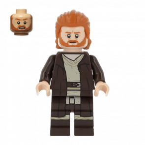 Фигурка Lego Джедай Obi-Wan Kenobi Dark Brown Robe Star Wars sw1227 Б/У - Retromagaz