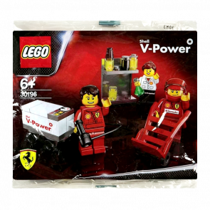 Конструктор Lego Ferrari F1 Shell V-Power Pit Crew Set Racers 30196 Новий - Retromagaz