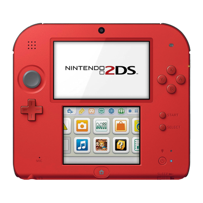 Консоль Nintendo 2DS Модифікована 32GB Red + 10 Вбудованих Ігор Б/У - Retromagaz