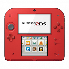 Консоль Nintendo 2DS Модифікована 32GB Red + 10 Вбудованих Ігор Б/У - Retromagaz