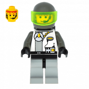 Фігурка Lego Exploriens Dark Gray Helmet and Radio Torso Space sp008 Б/У - Retromagaz