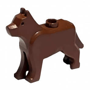 Фігурка Lego Земля Dog Wolf Animals 48812 4261047 Reddish Brown Б/У - Retromagaz