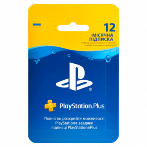 Подписка Sony PlayStation 4 Plus Ukraine 12 Месяцев Новый