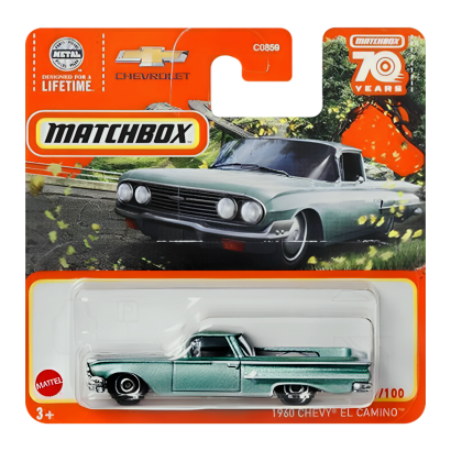 Машинка Большой Город Matchbox 1960 Chevy El Camino Highway 1:64 HLC72 Green - Retromagaz