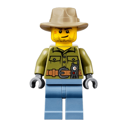 Фігурка Lego Volcano Explorers 973pb2454 Male Shirt with Belt and Radi City cty0694 Б/У - Retromagaz