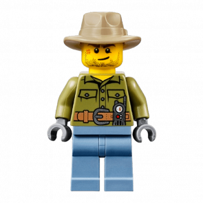 Фігурка Lego Volcano Explorers 973pb2454 Male Shirt with Belt and Radi City cty0694 Б/У