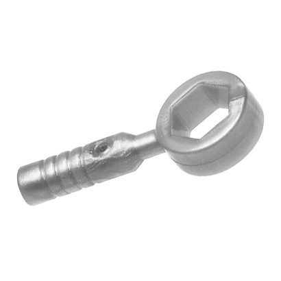 Госп. Інвентар Lego 4шт Box Wrench 3-Rib Handle 11402i 6103444 Flat Silver Б/У - Retromagaz