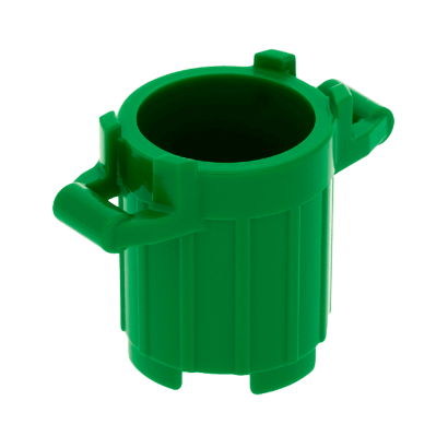 Емкость Lego Trash Can with 4 Cover Holders 2 x 2 x 2 92926 2439 4626650 6171069 4567905 4599977 Green 4шт Б/У - Retromagaz