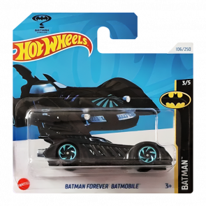 Машинка Базовая Hot Wheels Batman Forever Batmobile Treasure Hunts Batman 1:64 HTF19 Black - Retromagaz