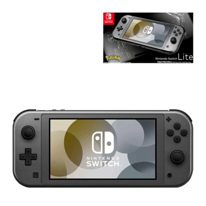 Консоль Nintendo Switch Lite Pokemon Dialga & Palkia Limited Edition 32GB Dark Grey + Коробка Б/У - Retromagaz