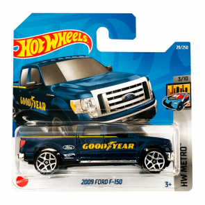 Машинка Базовая Hot Wheels 2009 Ford F-150 Good Year Metro 1:64 HCT48 Dark Blue - Retromagaz