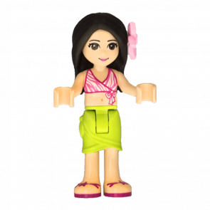 Фігурка Lego Girl Martina Lime Wrap Skirt Friends frnd199 2 Б/У