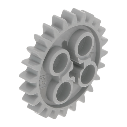 Technic Lego Шестерня 24 Tooth 3648 24505 364802 4107543 4211565 Light Bluish Grey Б/У - Retromagaz