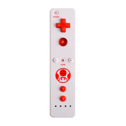 Контроллер Беспроводной RMC Wii Remote Plus Captain Toad Limited Edition White Red Новый - Retromagaz