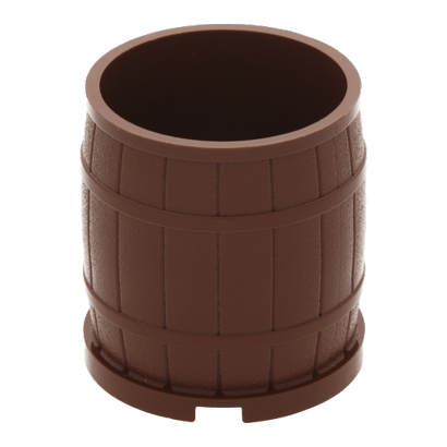 Емкость Lego Barrel 4 x 4 x 3.5 30139 4566703 Reddish Brown Б/У - Retromagaz