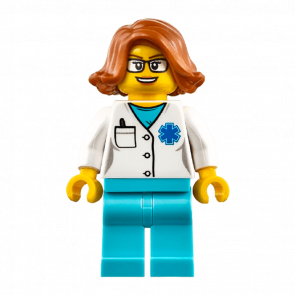 Фигурка Lego Hospital Doctor EMT Star of Life City cty0900 Б/У